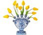 flat flower delft tulip yellow eur 9,50 incl. btw